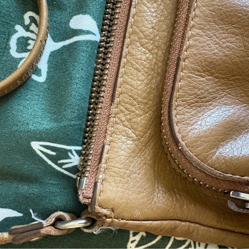 Fossil Light Brown Leather Small Crossbody Bag - Picture 4 of 6